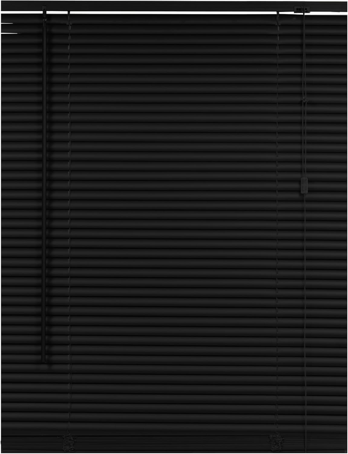 REHAN & CO Custom Made to Measure PVC Venetian Blinds 25mm Thin Slats Shutter Blinds Window Treatments Child Safe Home Office Windows Blind (Black, 165W x 213H cm)