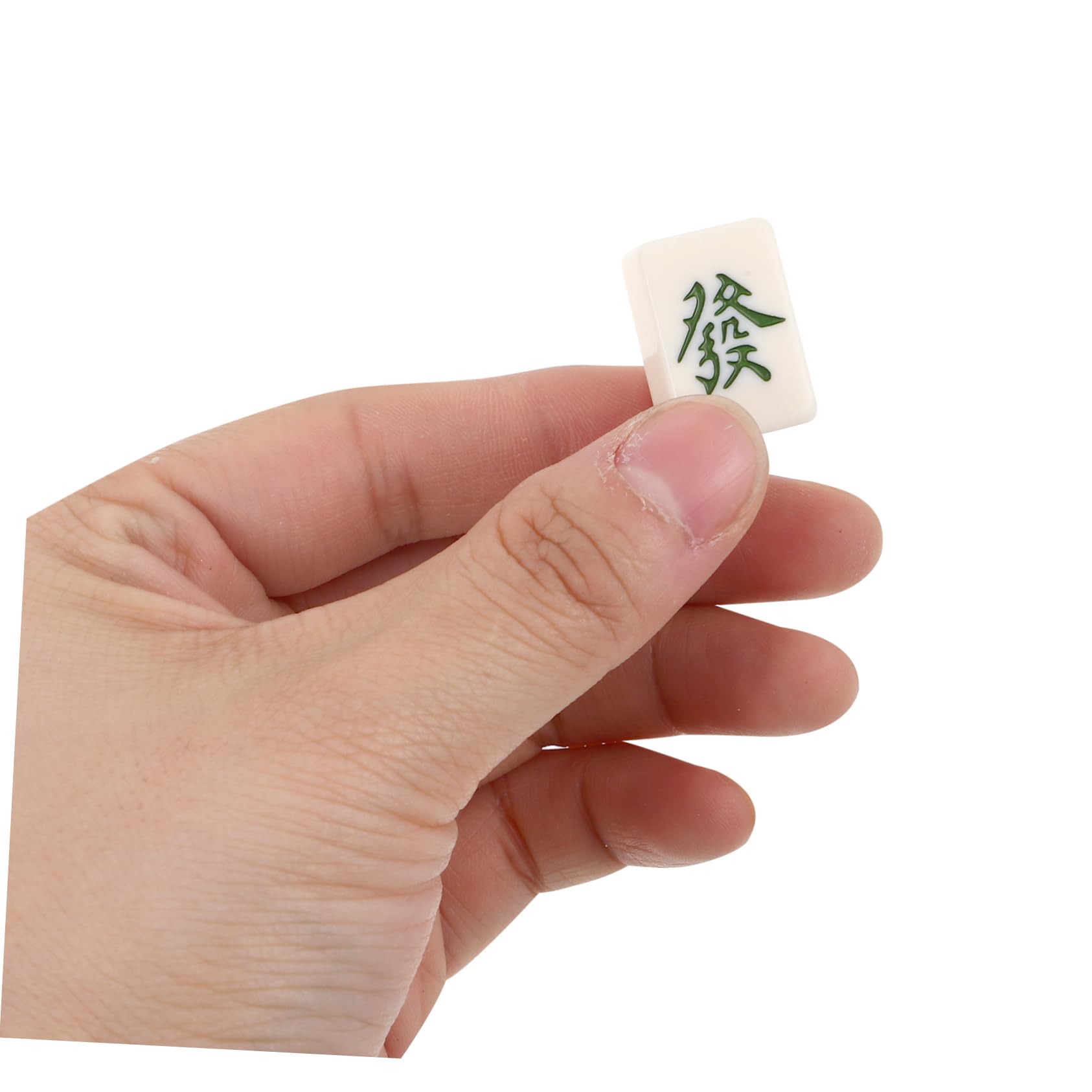 Kleiner Reise Mahjong Satz 22mm, 1 Satz, Kunstharz, Tragbar | Reisen und Enge Räume, Vielseitig Einsetzbar, Kompaktes Spiele Satz für Unterwegs