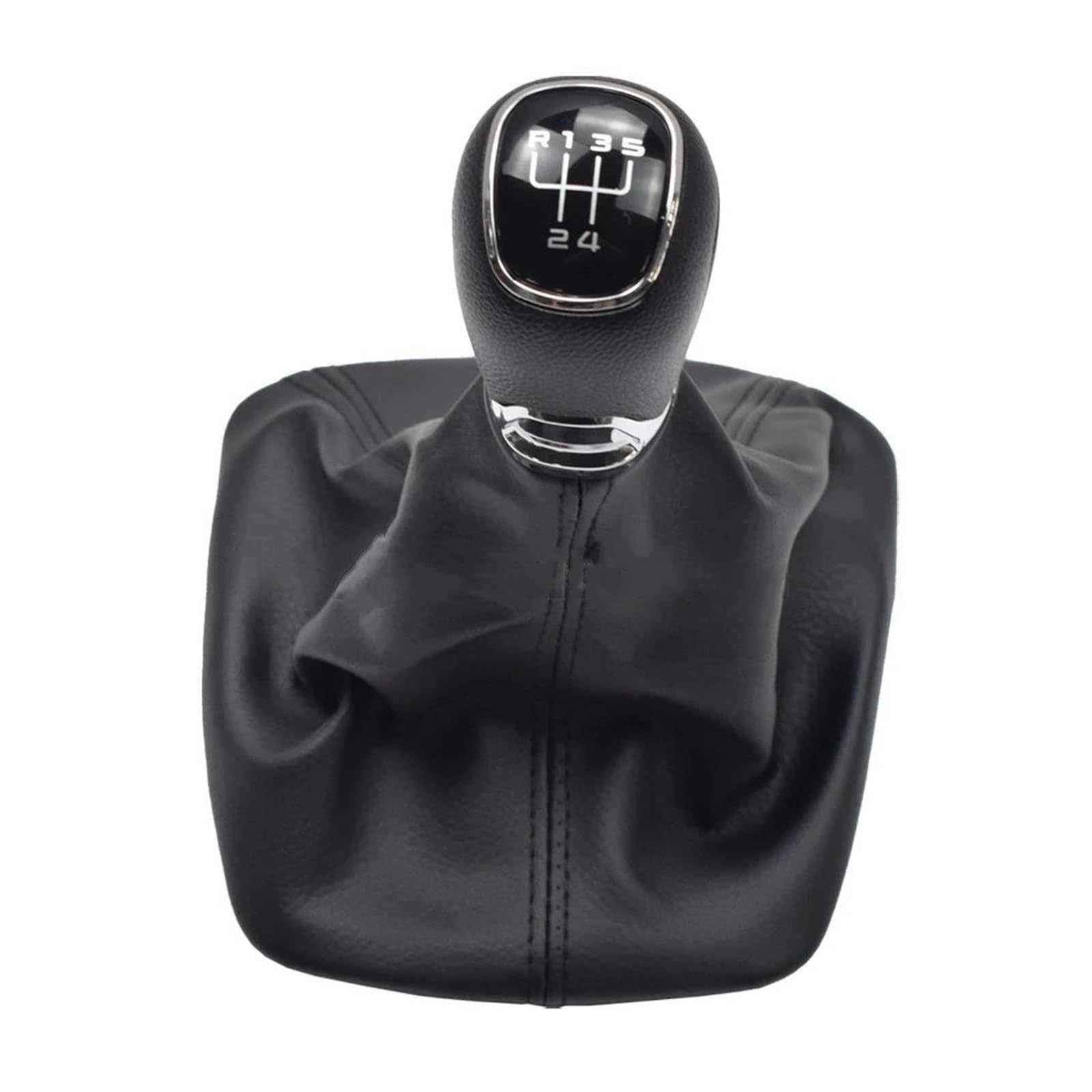 Mocalux For 5 Speed Gear Stick Shift Lever Knob For Skoda For Octavia A5 A6 2004-2012 Manual Transmission Shift Knob Head Modification Parts(For 5 Speed)