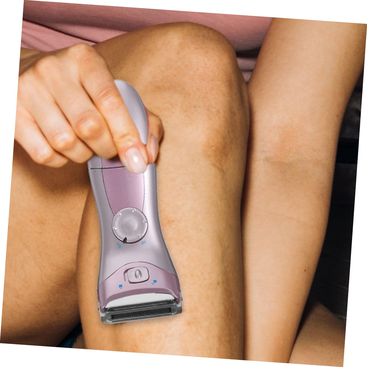 GALPADA Rasoio da donna senza fili per gambe, braccia, viso, ricaricabile, facile da pulire, per uso bagnato e asciutto
