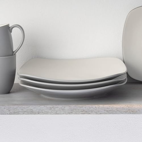 Miniatura 5 de Noritake Colorwave Slate - Juego de 4 platos llanos cuadrados, 10-34 pulgadas