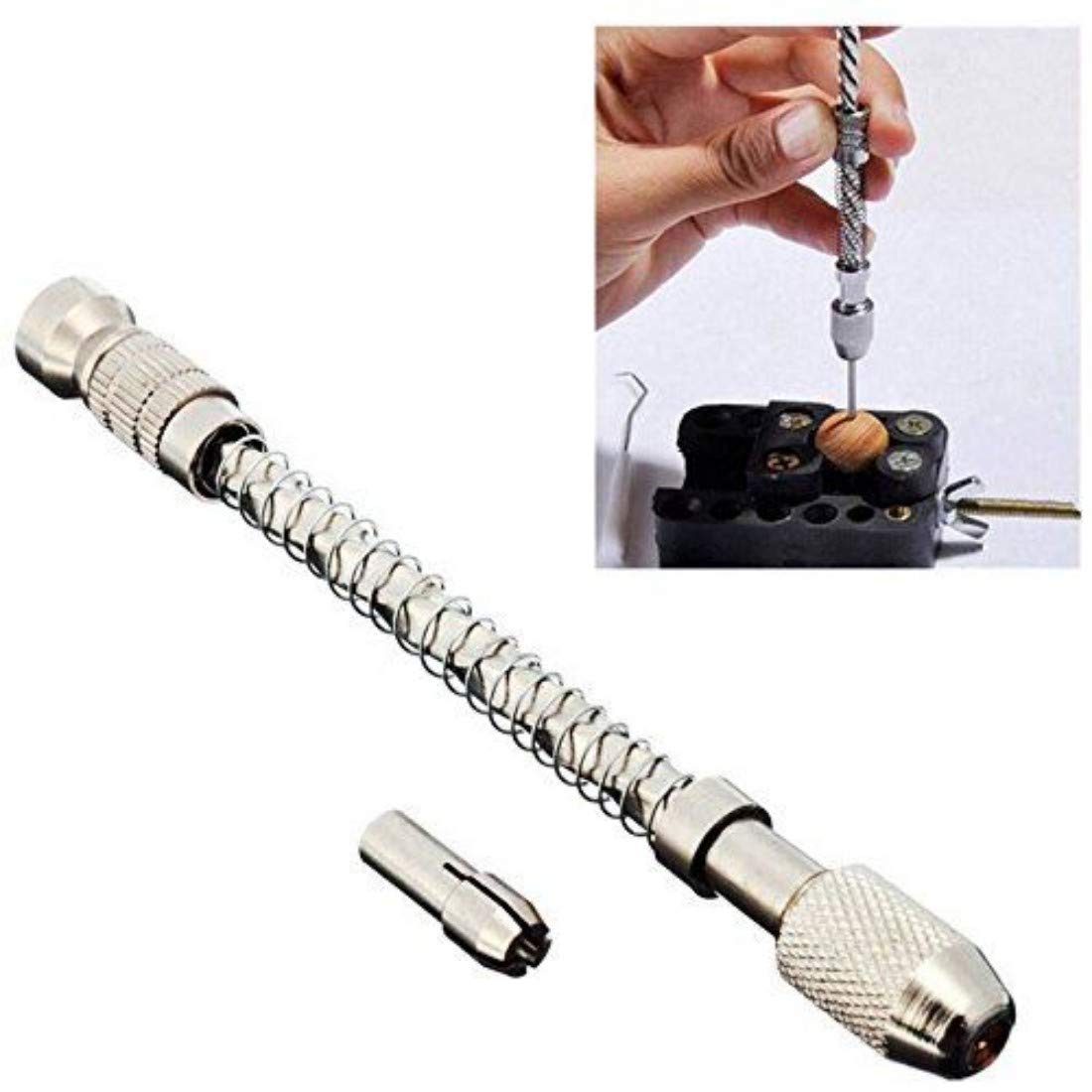 DIY Crafts Design No # 2, Drill, Pin Vise Wood Spiral Hand Push Drill (Design No # 2, Drill) 1