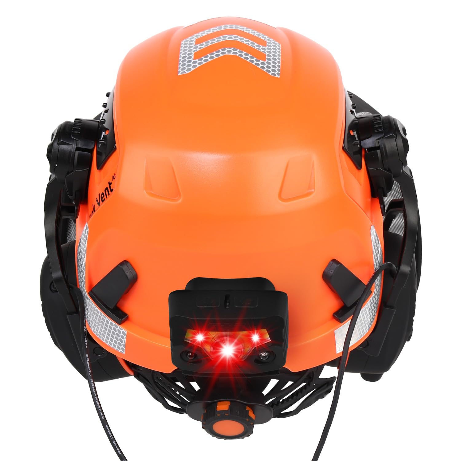GREEN DEVIL VOLTEK Forest AIR Bluetooth Set - Forst- & Höhenarbeits-Schutzhelm EN12492 Zertifiziert, 5-in-1 System mit Metallnetzvisier & SNR 32dB Bluetooth Gehörschutz + Helmleuchte
