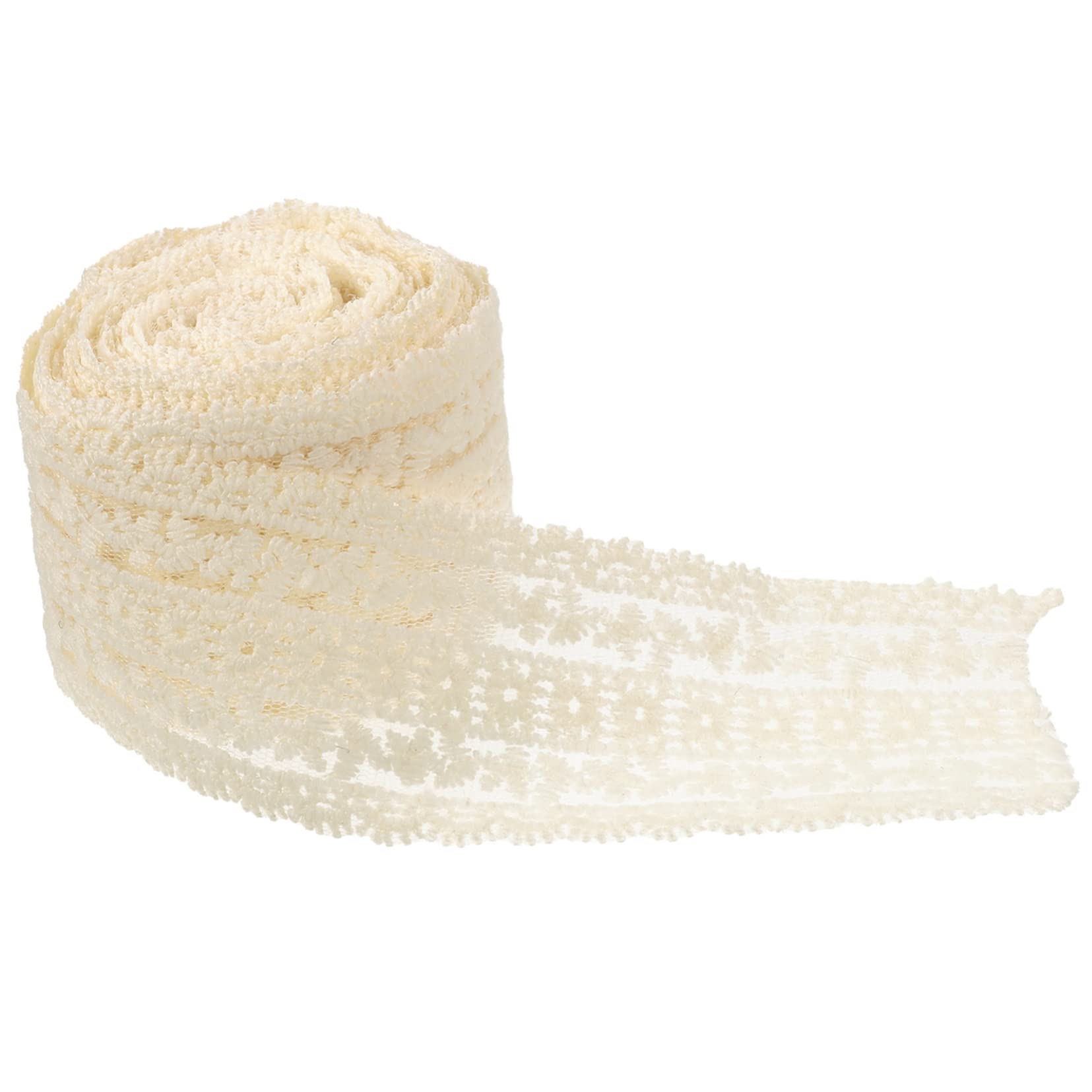 STOBOK 5rollos Cinta De Encaje Bordado Para Manualidades Metros De Adorno Decorativo Para Accesorios Para Cabello y Ropa