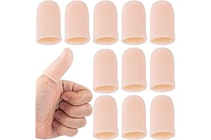 PAGOW Gel Finger Cots for Cutting Thumb Protector
