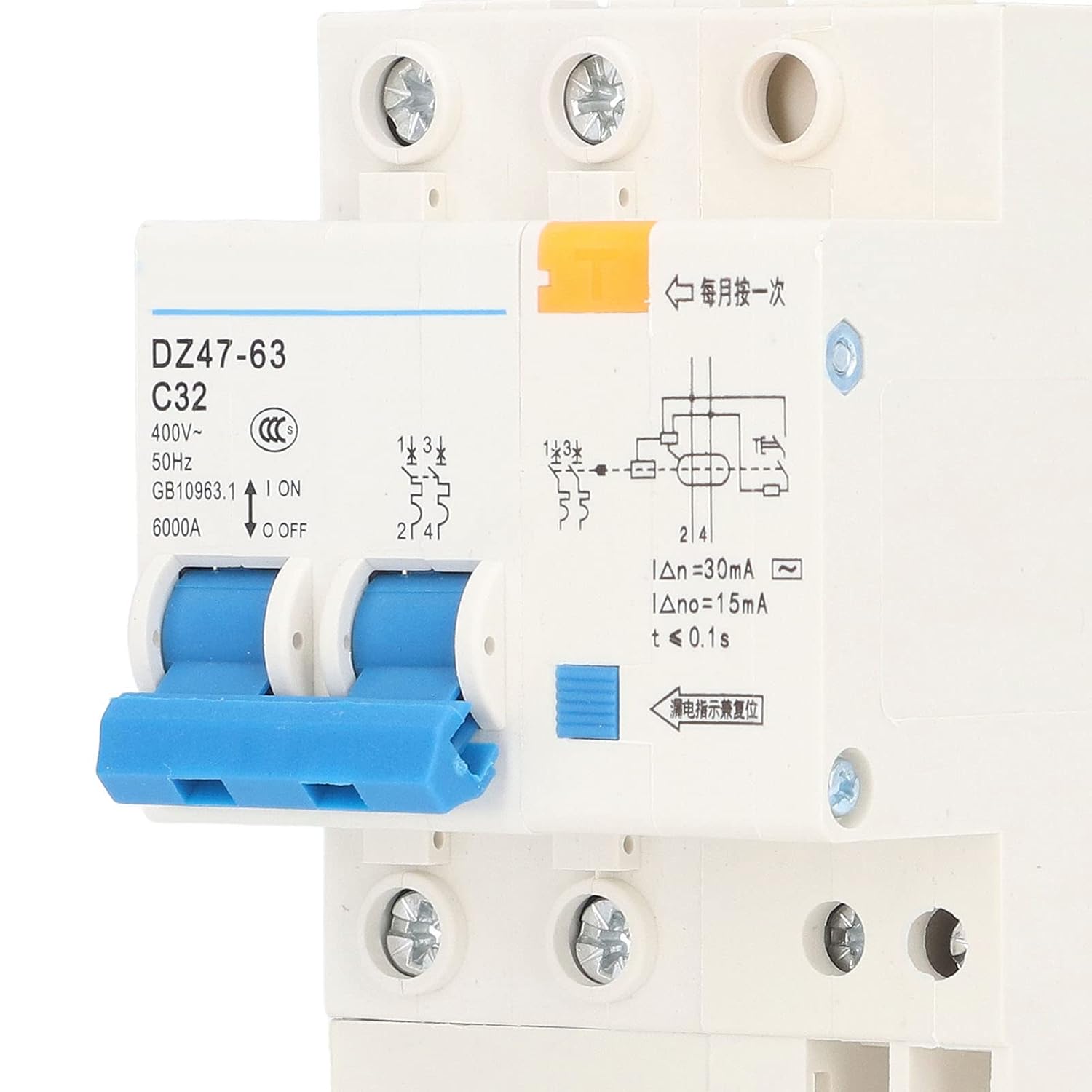 Ground Fault Circuit Interrupter, 2PN from Leakage Sensitive Small Breaker Avoid Accidents for Engineering