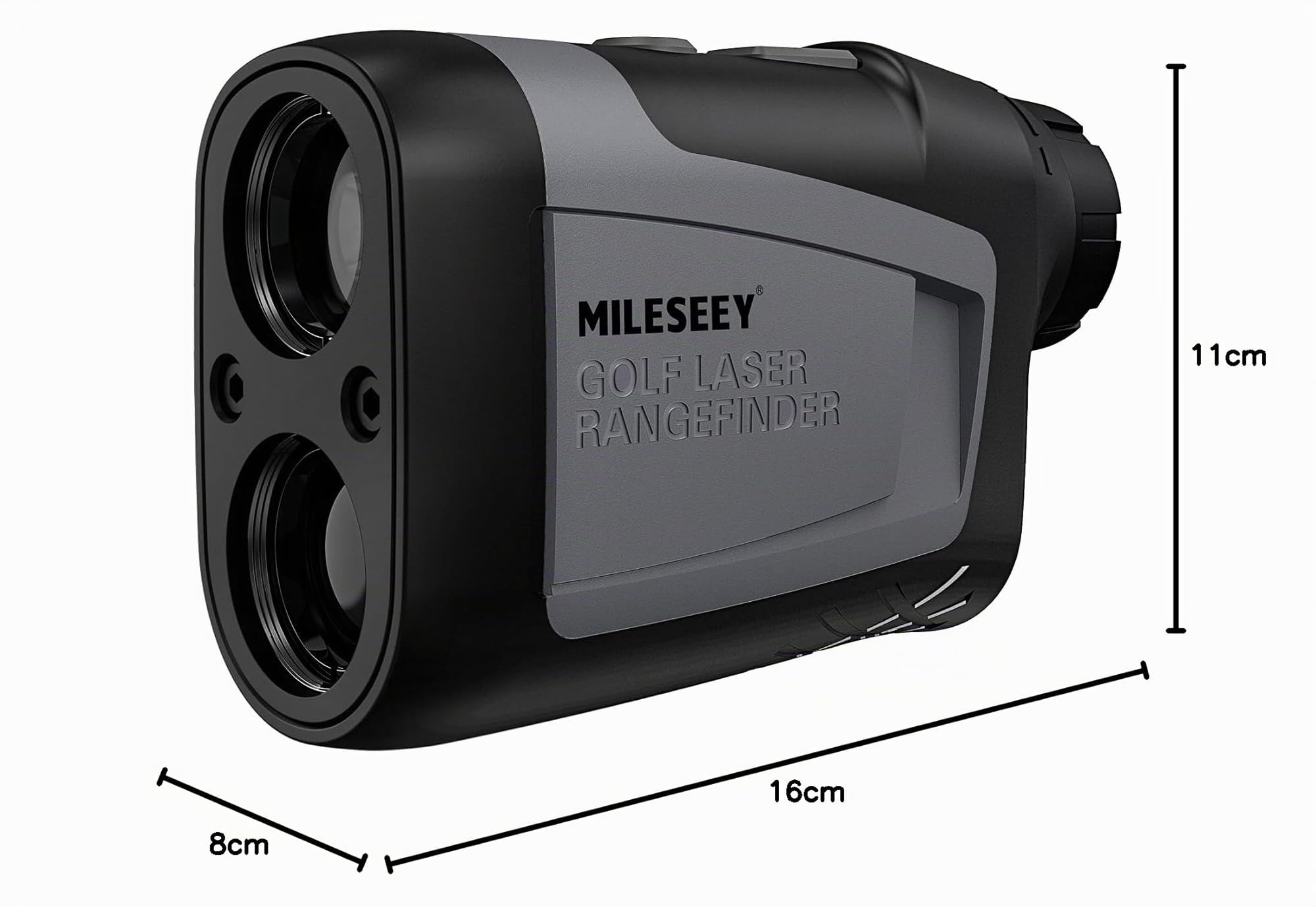 MiLESEEY Télémètre avec Slope on/Off, 1000M Télémètre Laser de Golf avec Flag-Lock, légal pour Les compétitions, précision ±0,5M, grossissement 6X pour Le Golf et la randonnée