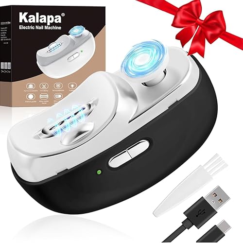 Cortaúñas eléctrico 3 en 1 automático - con pulido, almacenamiento de polvo y luz LED, lima de uñas, recortador de uñas, regalos para mujeres,