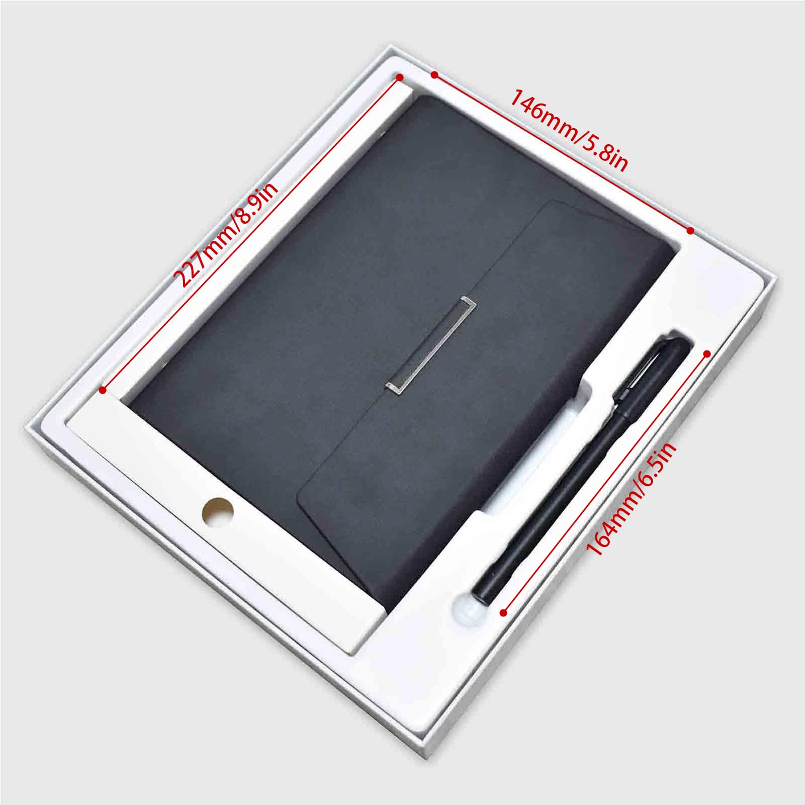 Bisofice Taccuino digitale con penna, kit di scrittura intelligente, scrive su carta e trasferisce digitalmente in tempo reale, compatibile con Boardpen e l'app Ophaya