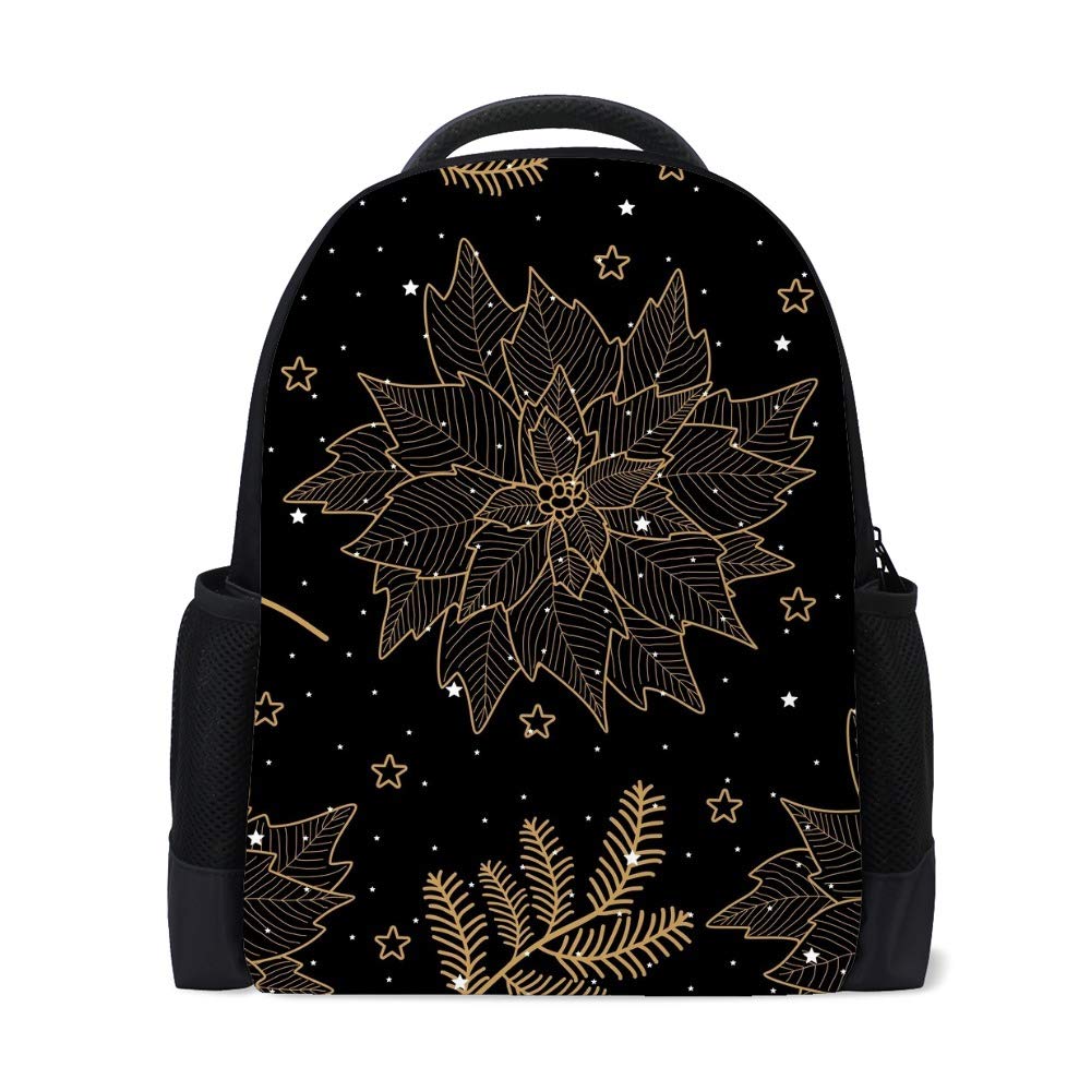 Mochila escolar ZhiMi de malla transpirable con diseño navideño 6