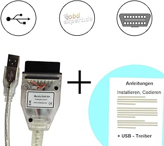MaxDia Diag2+ - D-CAN - Diagnose-Interface - Für E-Modelle ab Baujahr 2007