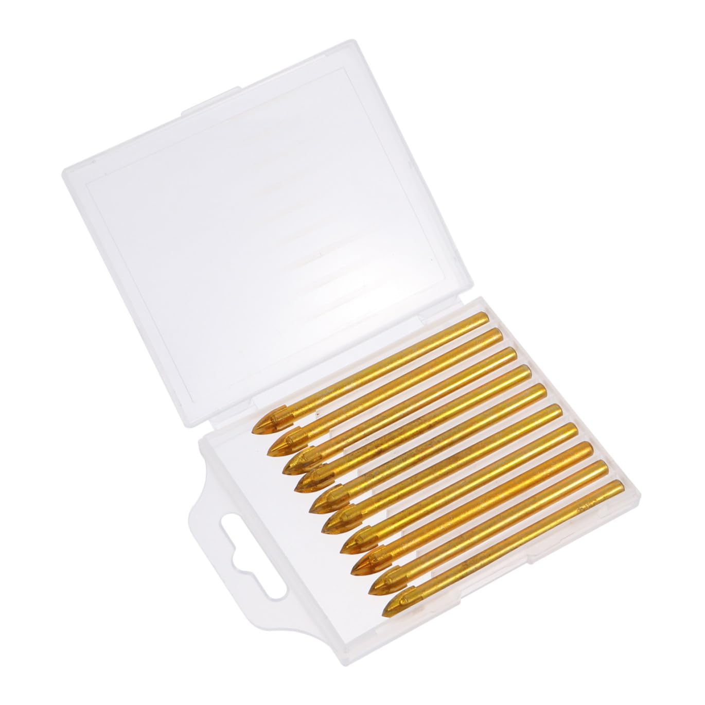 SHINEOFI 3 Set Punte Trapano Per Piastrelle Tungsteno Testa Per Ceramica E Muratura Facile Da Usare E Duraturo 10 Pezzi*3