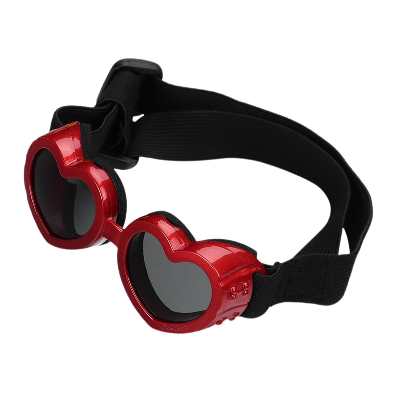 Heart Shaped Dog Sunglasses | UV Protection Pet Goggles | Dog Goggles
