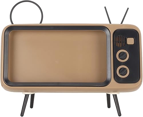 Estink Soporte para teléfono móvil, portátil, universal, retro, estilo TV, soporte para teléfono, lindo soporte para teléfono celular, soporte