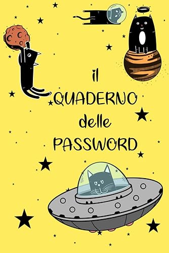 Il Quaderno delle Password: Pagine alfabetizzate per trovare subito le tue passwords