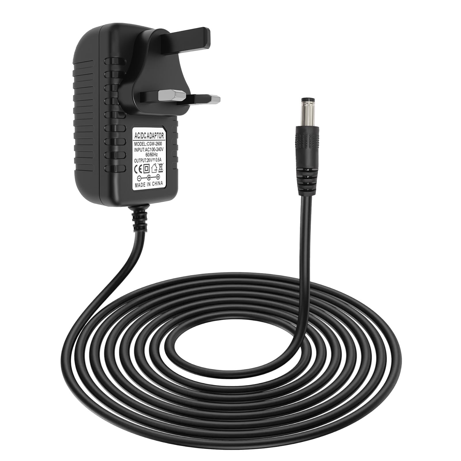 26V Power Adapter Charger Vacuum 22.2V Lithium-Ion Battery Handheld Stick Cleaner Compatible with Vytronix NIBC22 BCS01 Akitas V8 Tineco FLOOR ONE S3 A10 A11 Vacuum Replacement Charging Cord