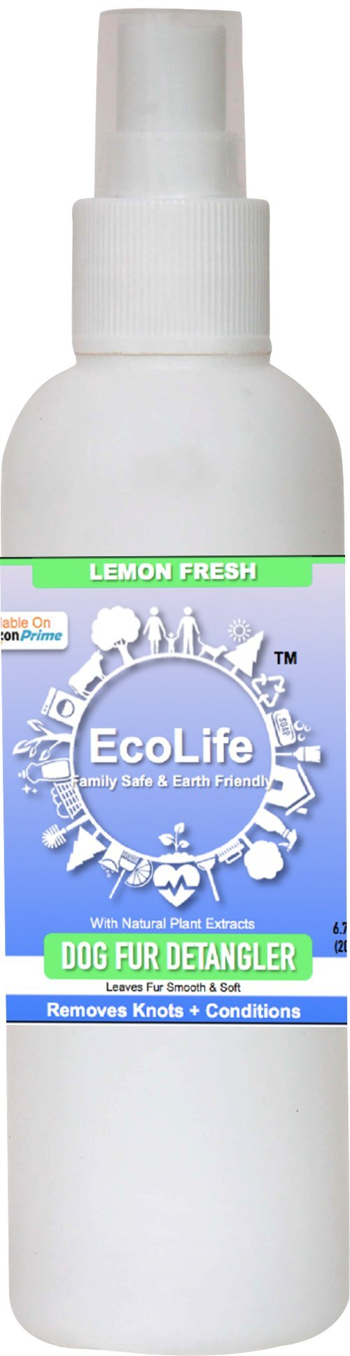 CERO ® ECOLIFE 100% Natural Dog Fur Detangler, Lemon Fresh (200ml) (B076PNT1J6) Amazon Price History, Amazon Price Tracker