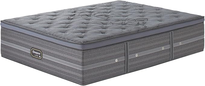 シモンズ(Simmons) 正規品 マットレス ダブル ビューティーレストリュクス シグネチャー 硬さソフト 140cm×195cm×厚さ42cm ポケットコイル 日本製 AA21LS1 ブラック