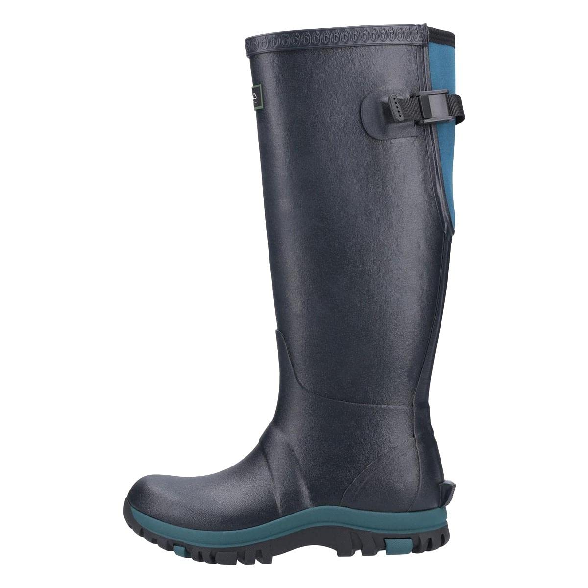 Bottes en caoutchouc bleu souples et imperméables Cotswold - 6