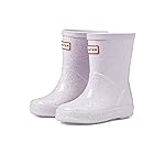 Hunter Original First Classic Giant Glitter Wellington Boots (Toddler/Little Kid) Tempered Mauve 11 Little Kid M