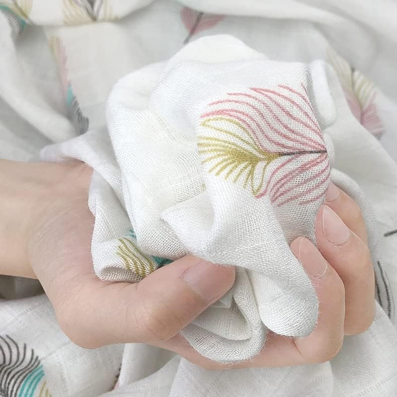 Miniatura 7 de Juego de 12 paños de muselina para bebé, manta para eructos, paquete de 12 artículos esenciales para recién nacidos, imprescindibles para la cara