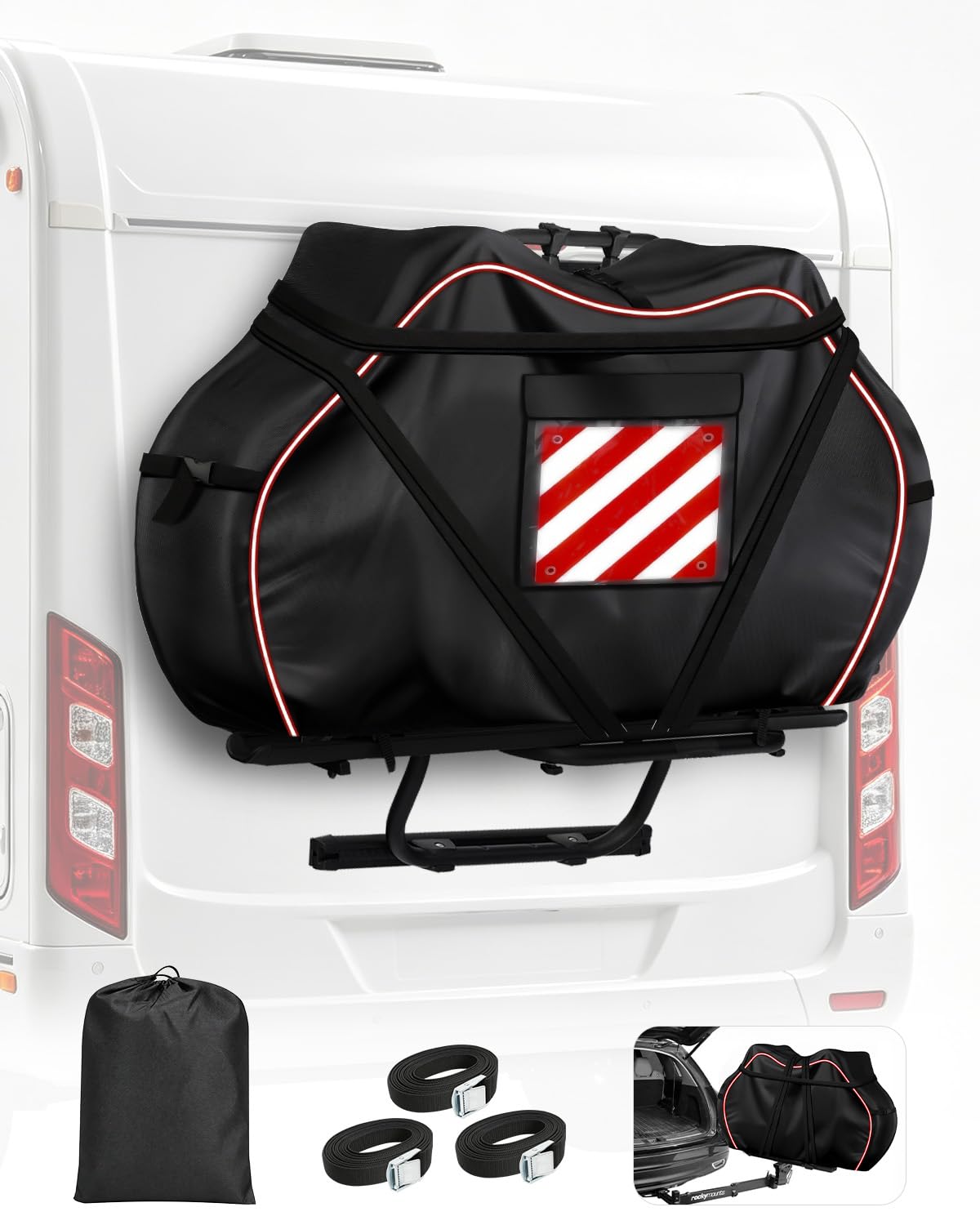 600D Serie Funda para 3 bicicletas Autocaravanas