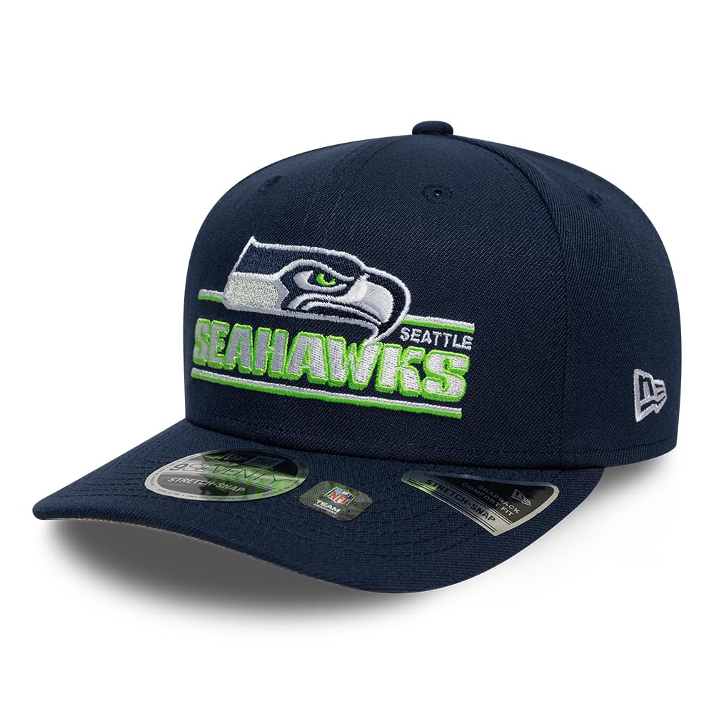 New Era Men's Dk Blue Nfl Seattle Seahawks 9Seventy Stretch Snap Cap Osfm