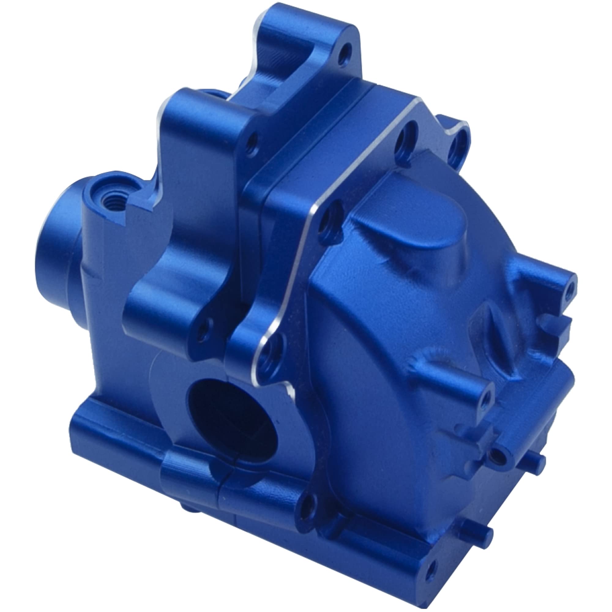 Aluminum Alloy Differential Gearbox Case For Traxxas 1/10 Slash, Rustler, Stampede, Hoss, XO-1 - Front & Rear Set (Red)