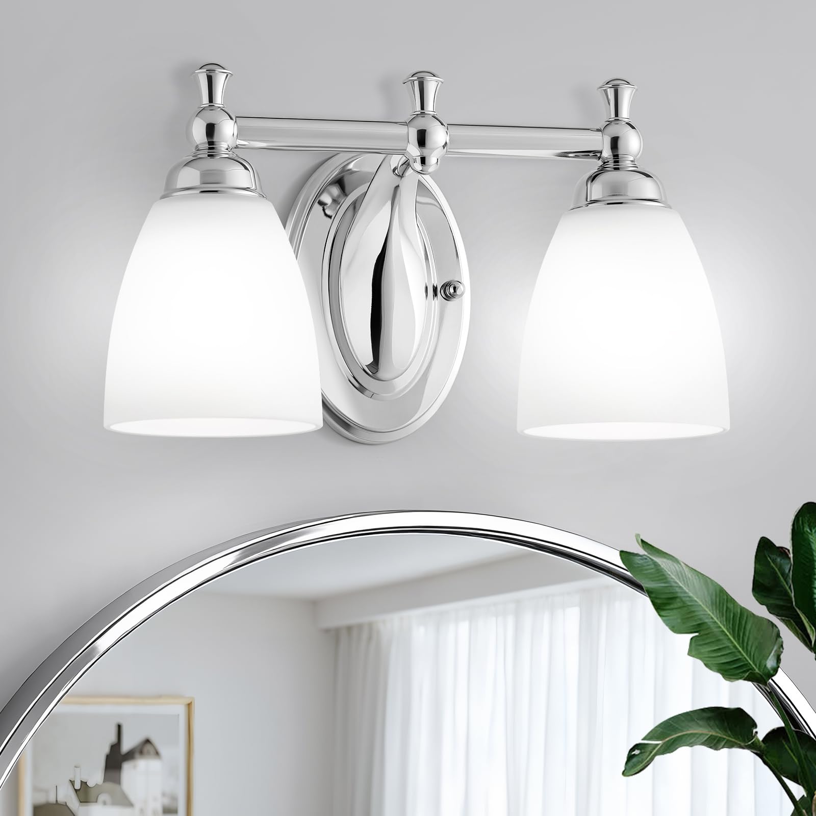 Bathroom Vanity Lights Over Mirror 2 Light Bath Vanity Light Modern Chrome Bathroom Lighting Vanity Light Vintage Style