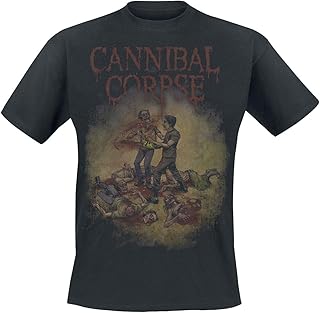 (X-Large, Black) - Cannibal Corpse Chainsaw T-Shirt Black