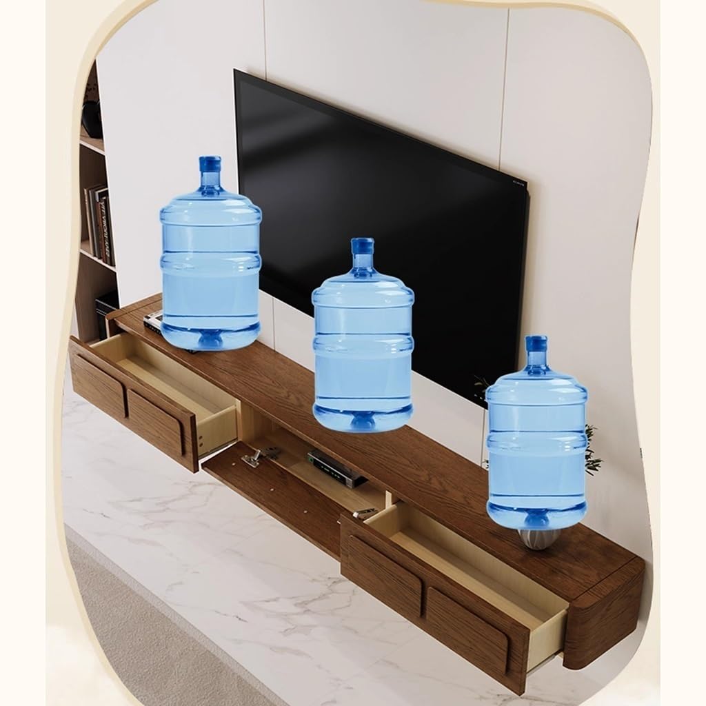 Mobile TV sospeso moderno da parete, 120228 cm, elegante mobile TV nero con ampio spazio per soggiorno, mobile galleggiante salvaspazio (120 x 24 x 18 cm)