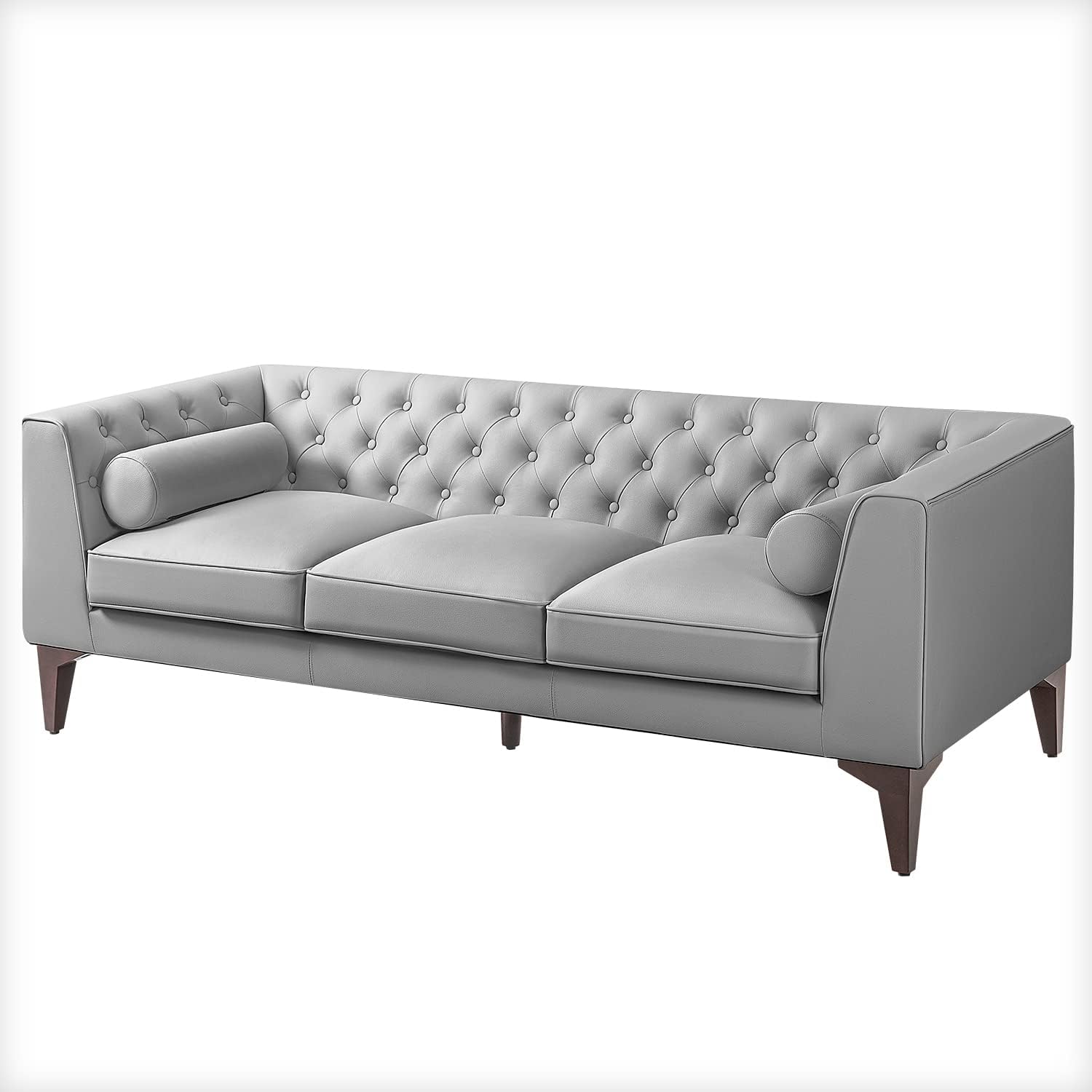 YESHOMY Rivet MidCentury Upholstered Modern Sofa Couch