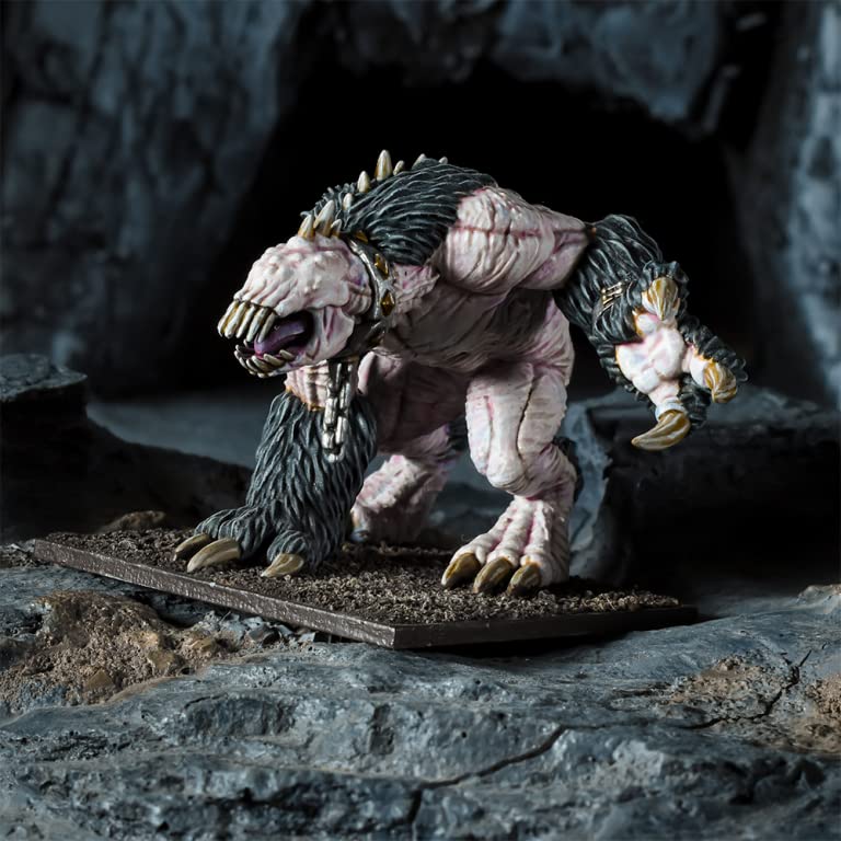 Mantic Games Kings of War Northern Alliance Cavern Dweller, MGKWL406, unassembled, Light Grey - Image 2