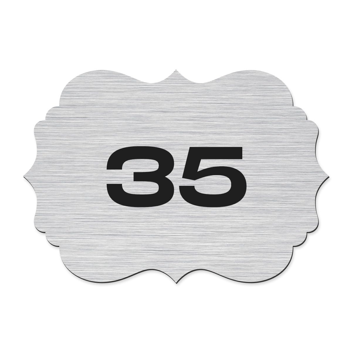 Custom Door Numbers for Home & Office | PVC Plaques with Self-Adhesive Double-Sided Tape | 4x2.5 Inches | Flat Numbers, for Offices, Malls, Multi-Purpose Use (Des02 Gold) — Amazon image 8