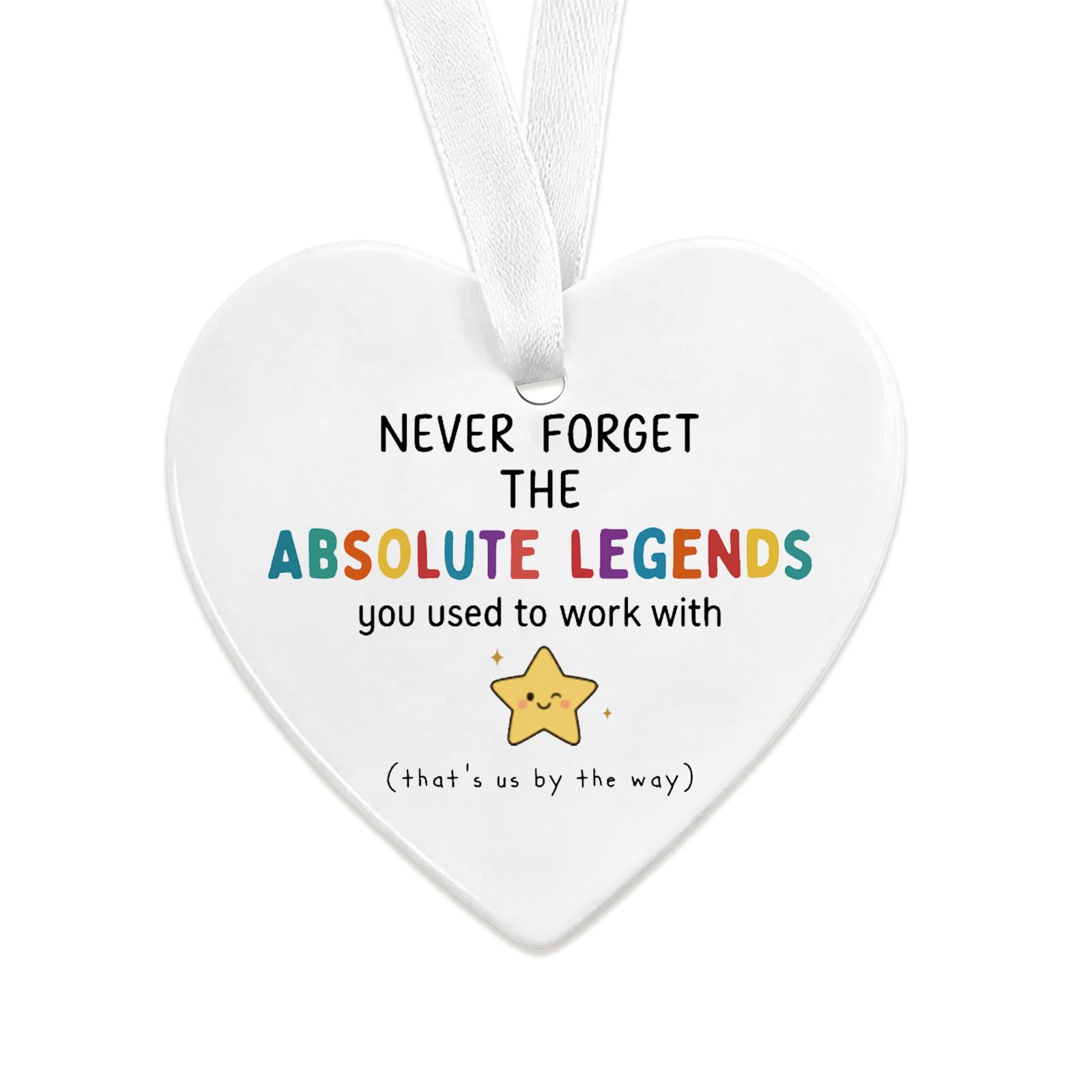 Leaving Gifts for Colleagues Women Men, Ceramic Plaque, Farewell Colleague Leaving Gift for Coworkers, Retirement Gifts for Women Men, Teacher Boss Best Friend Sister Wife