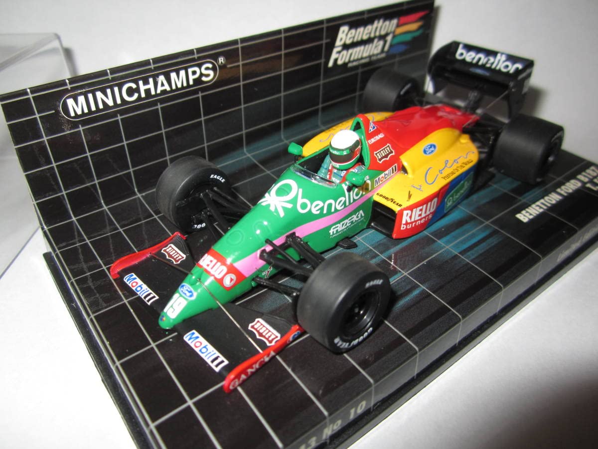 Amazon | PMA ミニチャンプス 1/43 ベネトン B187 フォード №19 テオ