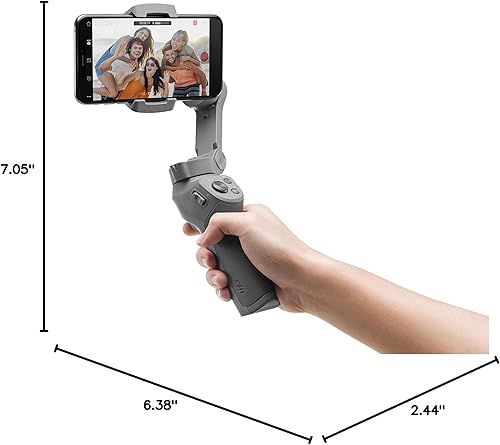 Miniatura 10 de DJI Osmo Mobile 3 - Estabilizador de mano para teléfono inteligente de 3 ejes Vlog Youtuber Live Video para iPhone Android