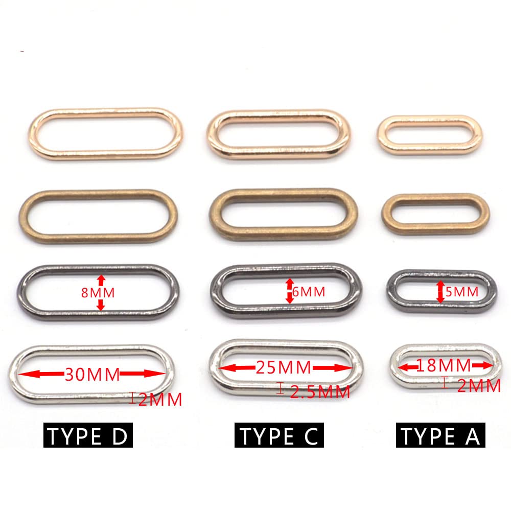 Unlorspy Lot De 8 Rallonges De Sangle De Sac à Main De 20,5