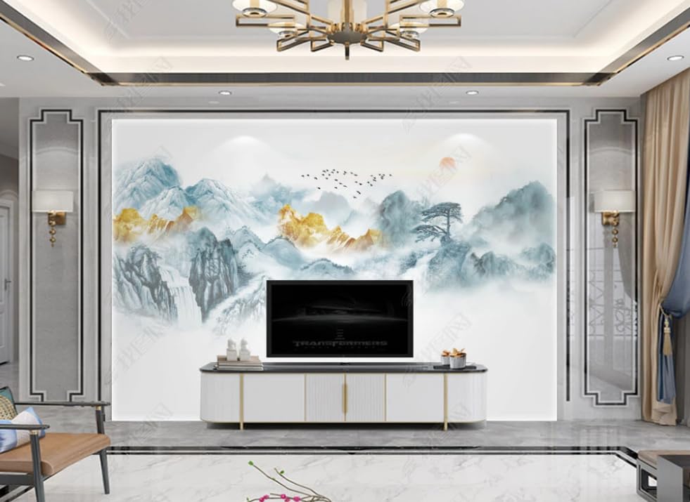 Papier peint intissé paysage poster géant mural salon chambre - 2