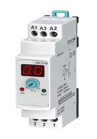 DRV-XXM Off Delay Time Relay110VAC,DRV-02HM 0-99hour.