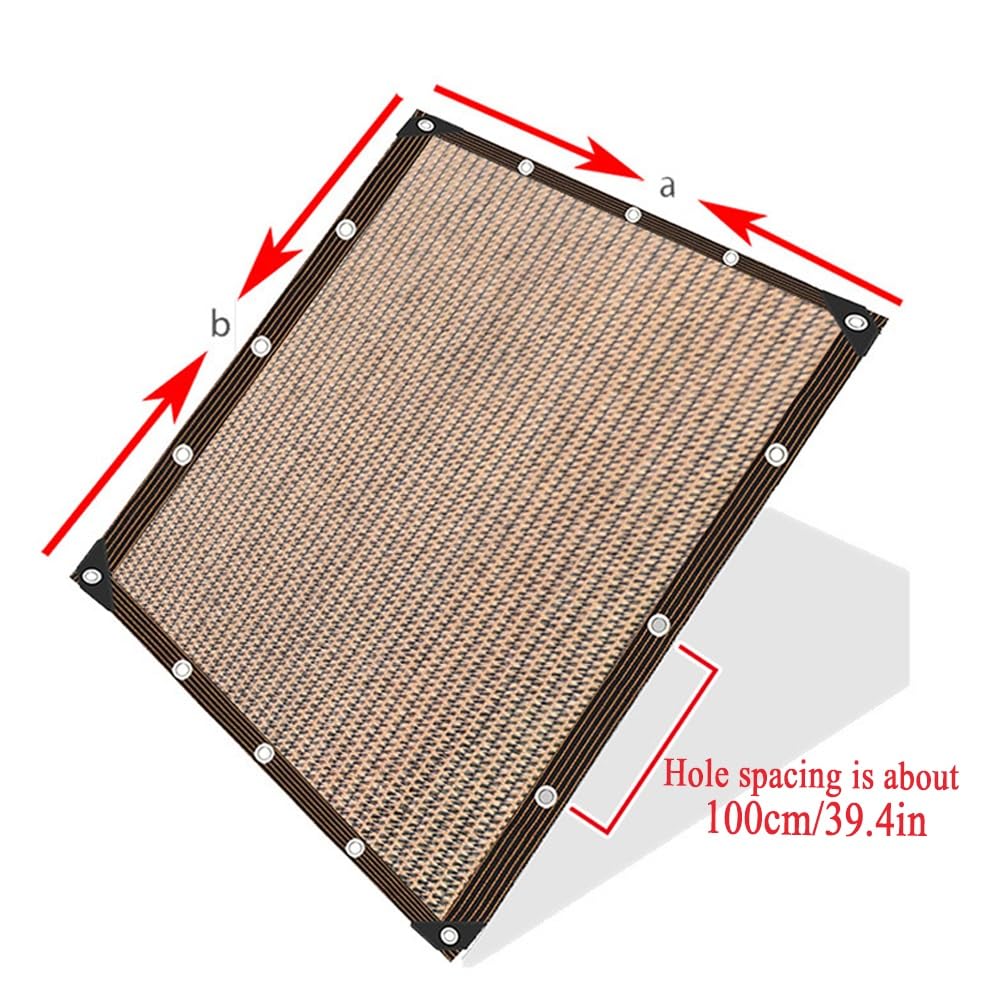 Amazon.co.jp: 茶色 遮光ネット 日除け シェード 遮光率95% 日よ