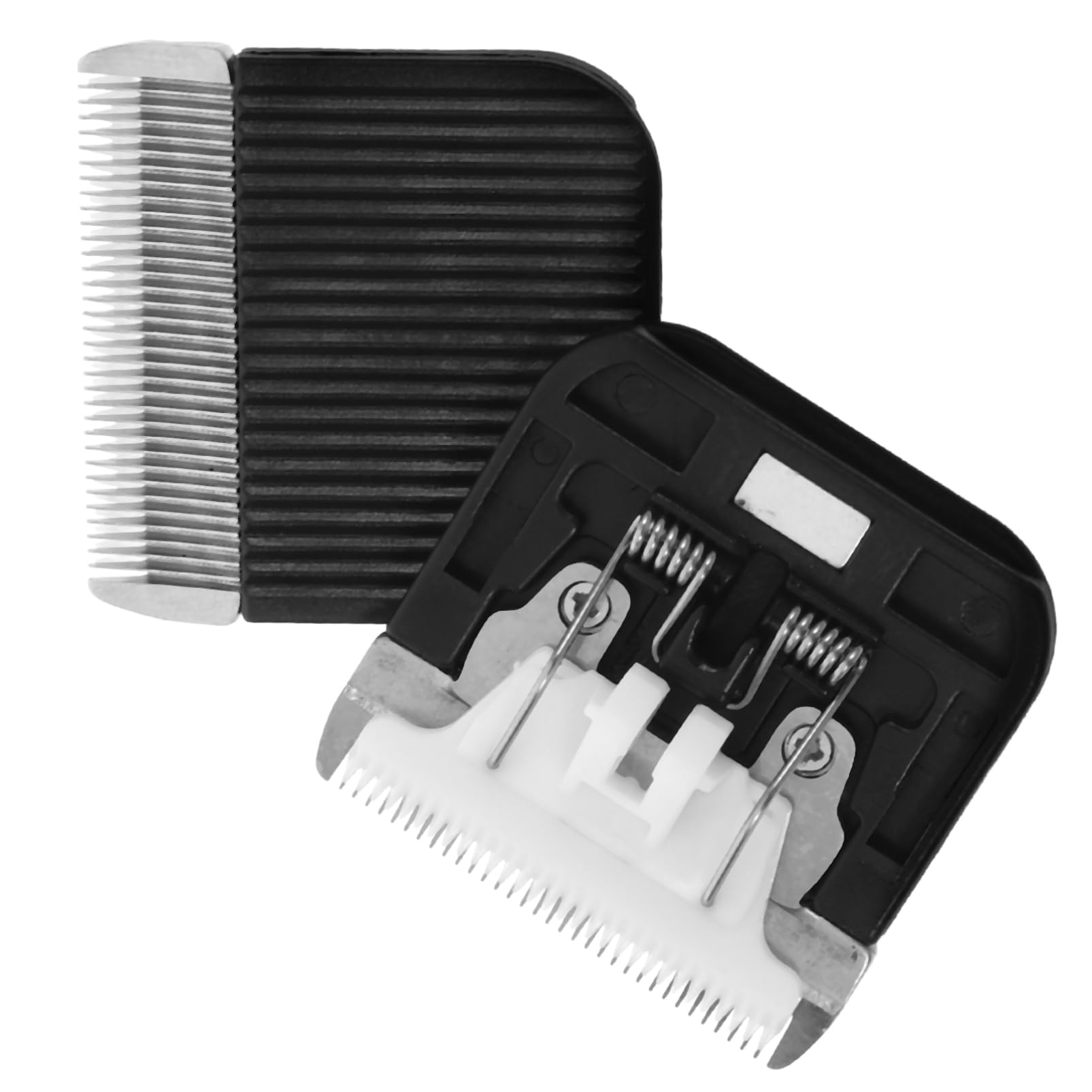 Ipetboom 2Pcs Electric Pet Hair Trimmer Blades Replacement for Dog Grooming Clippers Fine Trim Design for Paws Eyes Ears and Areas Easy to Install and Durable Blades