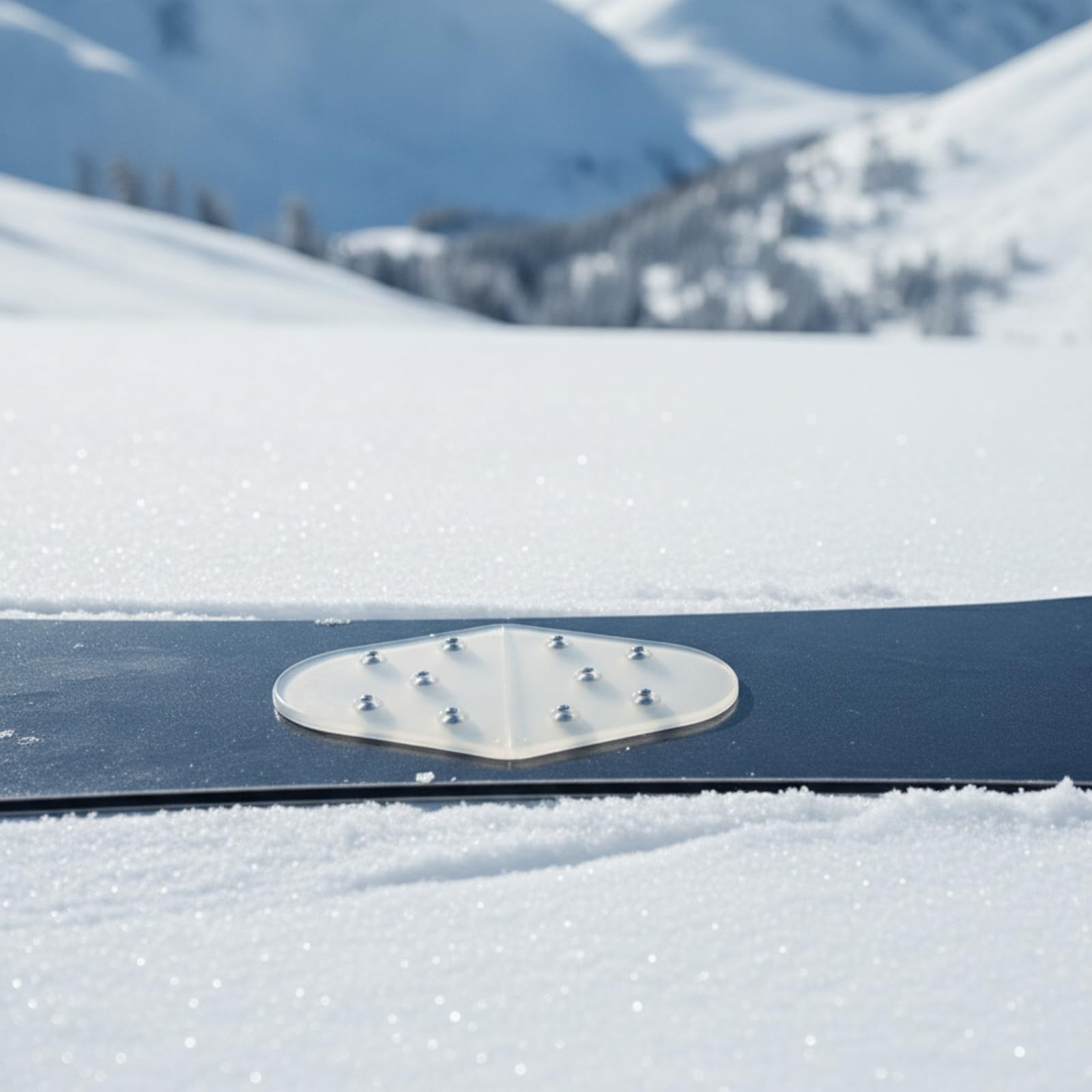 Snowboard-Stomp-Pad mit Noppen Strukturiert Selbstklebendes Snowboard Stomp Pad Reibungsresistent Griffpad für Snowboarder
