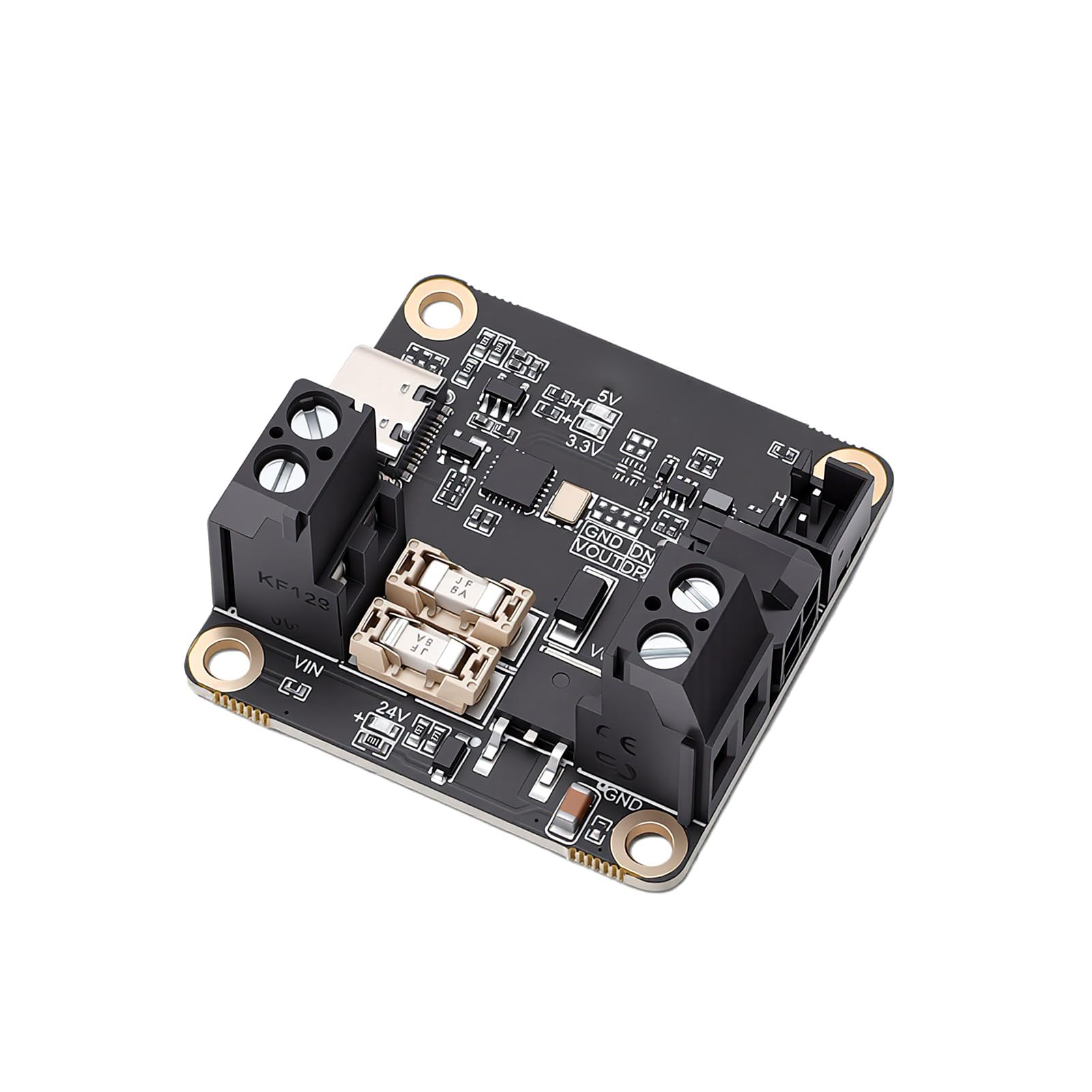 SEAFRONT Adattatore Estrusore EBB42 GEN2 Scheda Adattatore Estrusore Stampante 3D Comunicazione CAN USB Pulsante BOOT Accelerometro MEMS con Protezione ESD per Motore Passo-passo NEMA 14