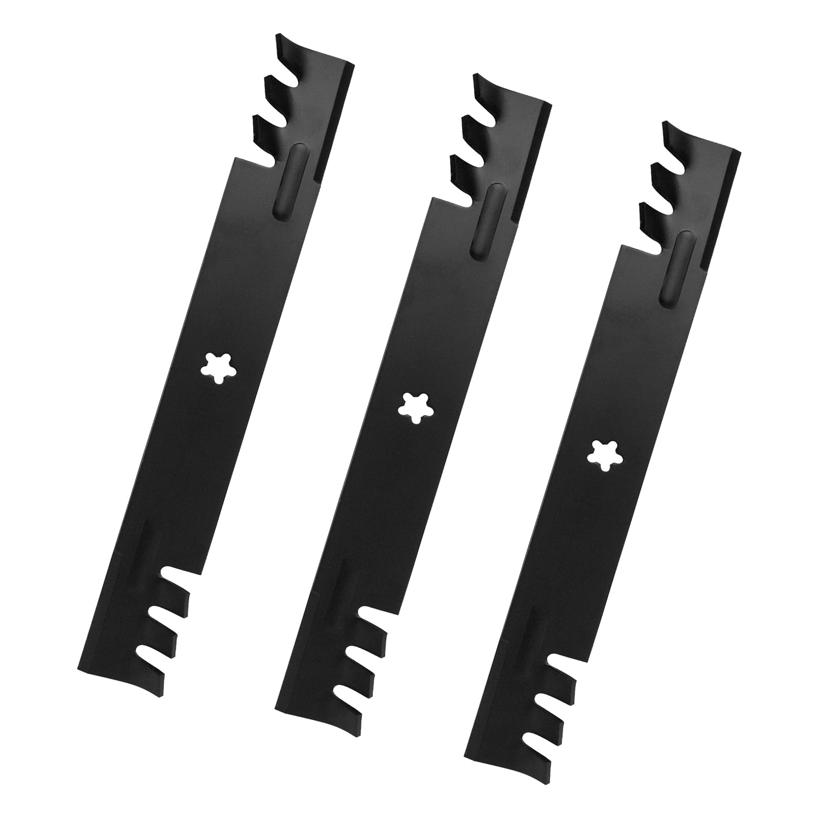Cuchillas para cortacésped 173921 Gator Mulching - Reemplaza OEM 180054 173920 532180054 532173920 532173921 - Compatible con Husqvarna 2748GLS YTH2448 Poulan PB20VA488 - para 48 Cubierta de