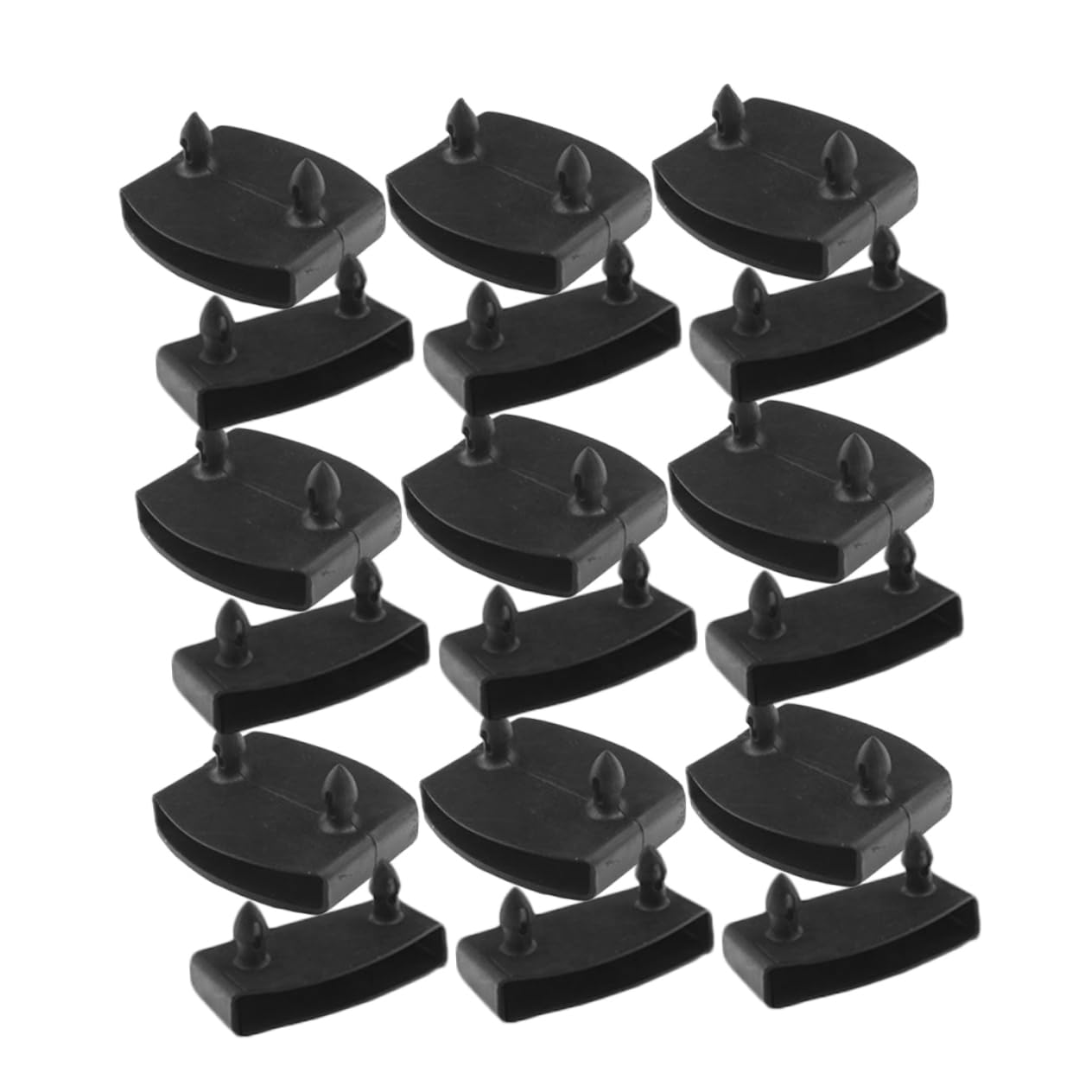 GAROZATION 1set Plastic Bed End Caps Holders - Furniture Connectors for Bed Frames Easy Installation Support and More
