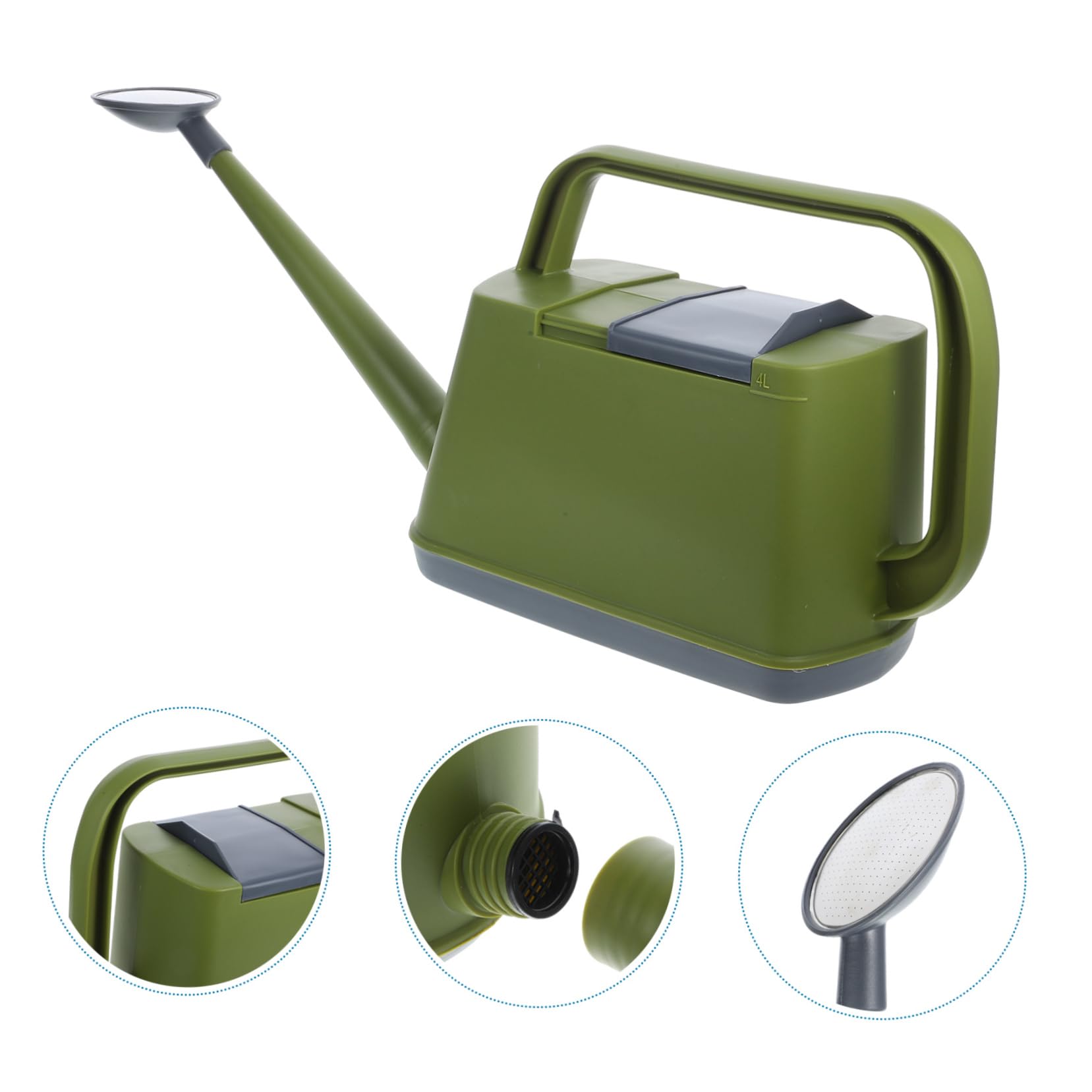 Toyvian Arrosoir avec Long Bec Arrosoir Ergonomique pour Plantes Intérieur et Extérieur pour et Plantes Pot Outil de Jardinage Pratique
