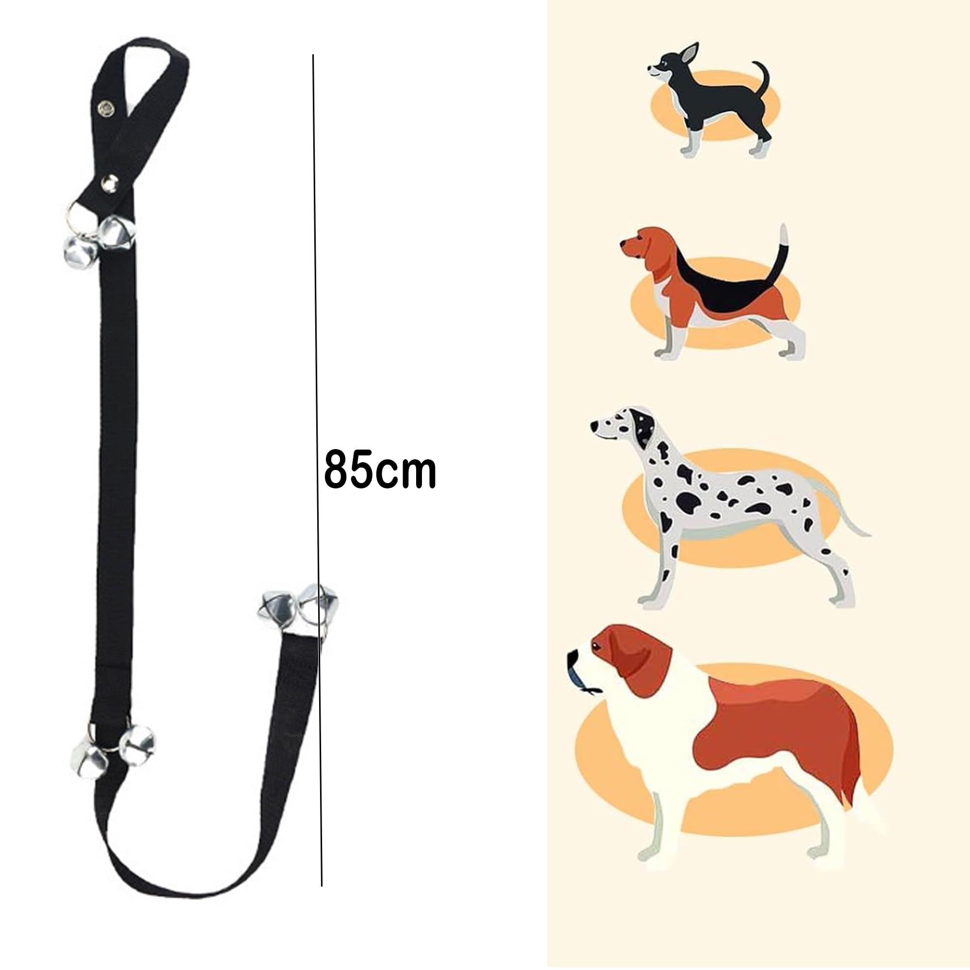 Cane Formazione Campanelli, Cane da Campana del Cane Bells Cucciolo di addestramento del WC, Campanello Interno di addestramento Rosso