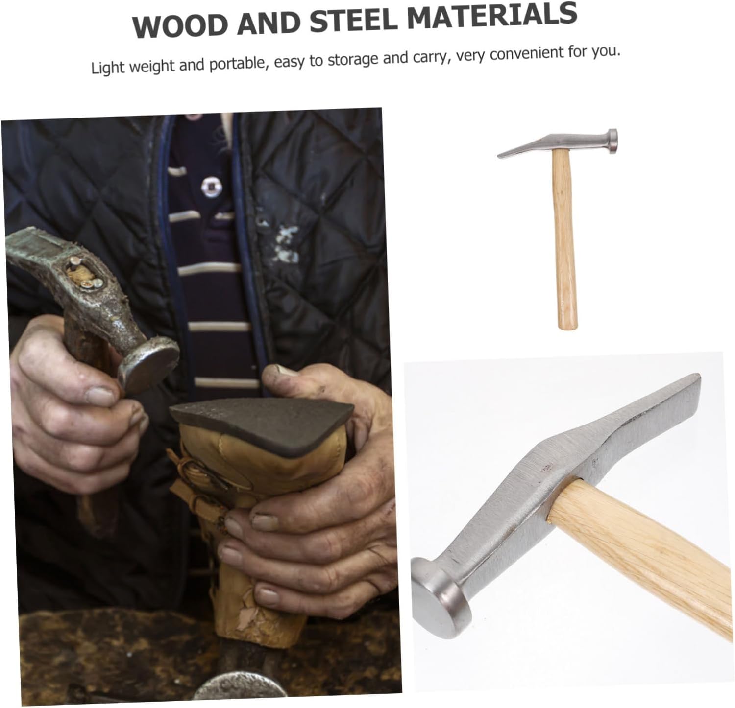 Show Repair Tool Hammer for Shoe-making Household Use Lightweight Design for Crafts Jewelry and Repairs