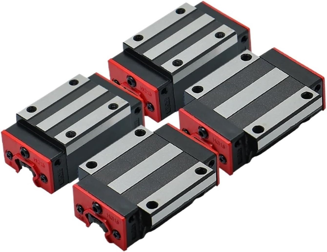 HGH20CA HGW20CC Slide Block for HGR20 Linear Guides Slides Bearing for CNC Router 4Pcs(4PCS HGW20CC)
